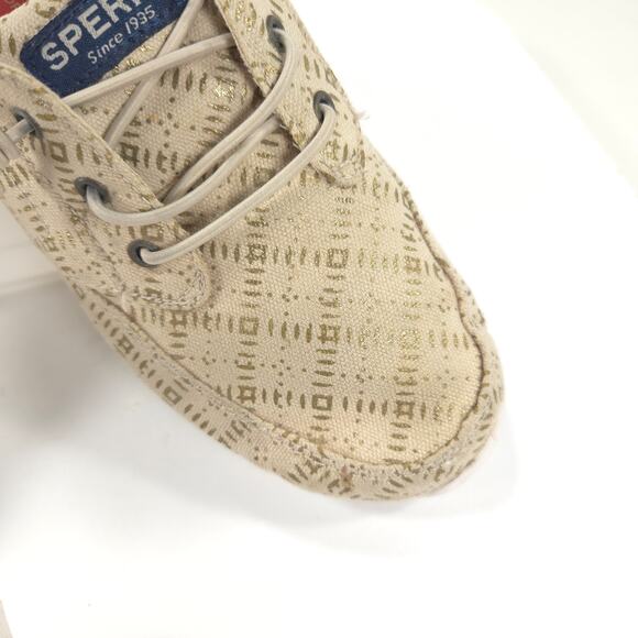 Sperry Baycoast Lightweight Sneaker Shoe Youth Boys Size 3 YG58113 Tan - Picture 8 of 9